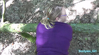 Young Chubby with Big Ass Suck and Fuck in Forest!