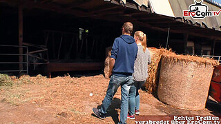 Chubby german teen with fat ass outdoor