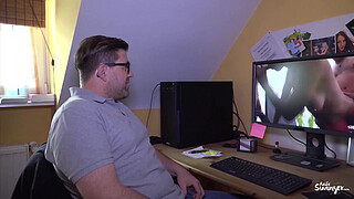 REIFE SWINGER - Horny tattooed German mature Adrienne Kiss in hardcore banging