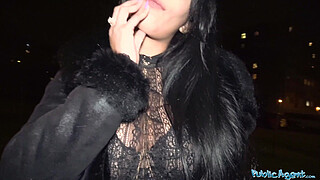 Public Agent Busty latina rides big fat cock