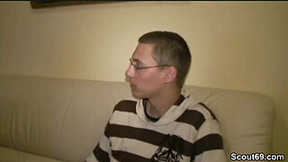 Step mom catches step aunt with step son and fucks with them