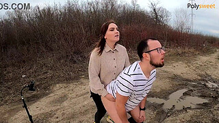 My bitch screamed loudly so she ate her cum) (pegging, femdom)