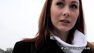 Russian redhead banged pov