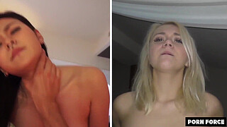 Japanese Fuck Toy VS Czech Cum Dumpster - Who would you like to creampie? - Featuring: Rae Lil Black & Marilyn Sugar