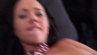 Brunette amateur student from public fucking homemade pov