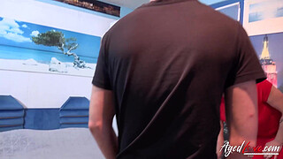 AgedLovE Busty Mature Blowjob and Hardcore Fuck