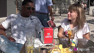 REAL ANAL DEFLOWERING!!!! Maria shakes with pleasure with a black cock up her ass