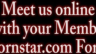 Red Head Siri Double Team Alison With Strap On!