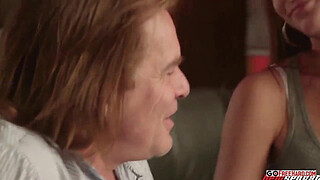 Uncle has fun with his beautiful niece