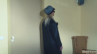 Old Man Dominated by sexy hot babe in old young femdom hardcore fucking