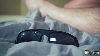 Old Man Dominated by sexy hot babe in old young femdom hardcore fucking