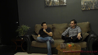 Battered Husband and His Muscle Queen Wife - Femdom