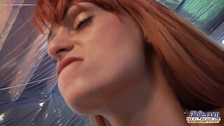 Old Man Falls In Love With Beautiful Young Redhead and Fucks Her Pussy