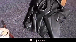 Hot old young threesome fuck