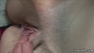 GERMAN TEEN in Real CREAMPIE GANGBANG BUKKAKE