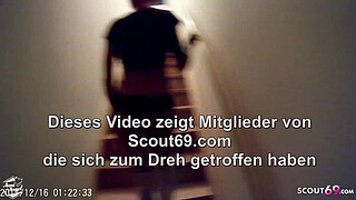 Condom Off and Cum with Real German Redhead Teen Anni Angel in Brothel