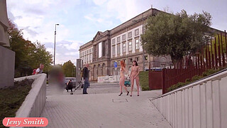 Jeny Smith and Vienna Love nude in public