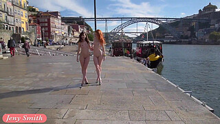 Jeny Smith and Vienna Love nude in public