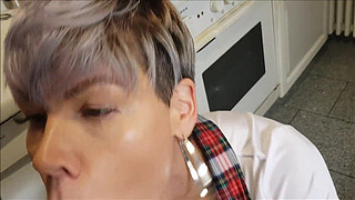 During Halloween party fucked in the kitchen