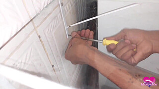 Anal, blowjob and squirt with Mandy upside down