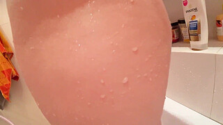 Girl with a big ass fucks after a shower