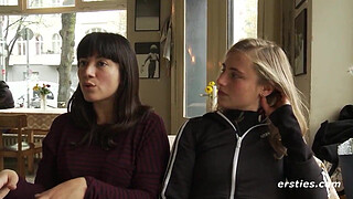 Ersties: Amateur Lesbian Couple Enjoy Hot Strap On Sex