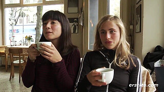 Ersties: Amateur Lesbian Couple Enjoy Hot Strap On Sex