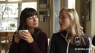 Ersties: Amateur Lesbian Couple Enjoy Hot Strap On Sex