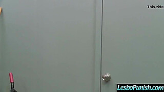 Sexy Girl Get Sex Dildo Punish By Mean Lesbian video-29