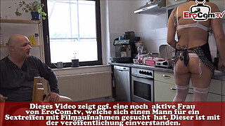 Old cuckold husband look how his young girlfriend fuck with big black cock