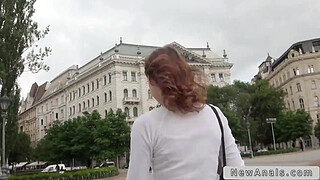 Dude tapes while anal fucks euro babe for the first time