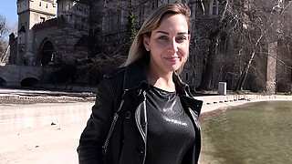 GERMAN SCOUT - BIG h. NATURAL BOOBS TEEN TALK TO FUCK AT PICKUP CASTING