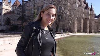 GERMAN SCOUT - BIG h. NATURAL BOOBS TEEN TALK TO FUCK AT PICKUP CASTING