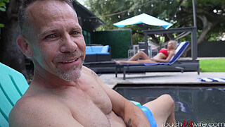 Cheering up my old buddy with my Hotwife's HORNY holes! - Briana Banderas -