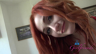 Cute Redhead with braces gets her pussy eaten and played with POV (Scarlet Skies)