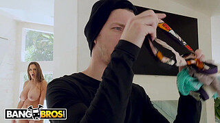 BANGBROS - Busty MILF Ava Addams Fucks Her Pervert Neighbor