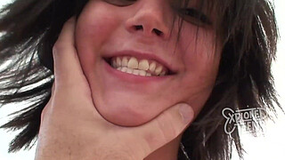 19 Year Old Amateur With Giant DDD Titties Licks the Cameraman's Ass