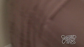 19 Year Old Amateur With Giant DDD Titties Licks the Cameraman's Ass