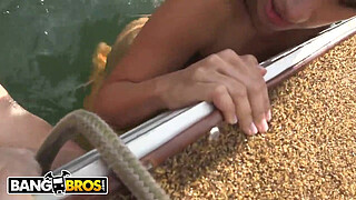 BANGBROS - Big Booty Colombian Pornstars Juliana, Sofia and Camila Are On A Boat