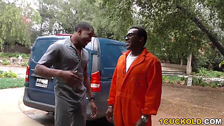 Cuckold Husband Watches Britney Amber Does Anal And DP