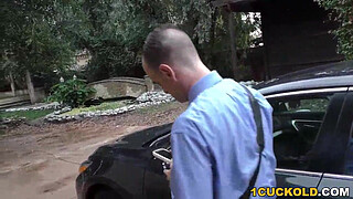 Cuckold Husband Watches Britney Amber Does Anal And DP