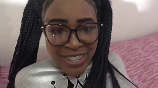 I was caught in the siririca in the bathroom and took two cumshots in the face. {see RED}