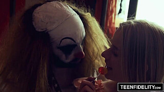 TEENFIDELITY Lily Ford Creampied By A Clown