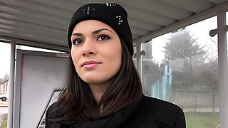 Hungarian beauty from public bangs