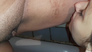 I pissed my girlfriend in her mouth, and then she licked my legs and pussy, and at the end I spat in her mouth - Lesbian Illusion Girls