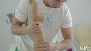 Eating Out Carte's Love Cave During Her Sensual Teen Massage