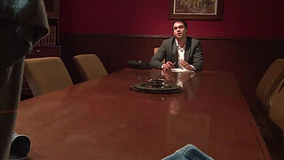 Big Tits at Work - The Devil Wears Denim scene starring Jazy Berlin and Rocco Reed