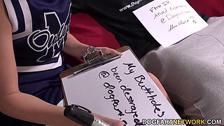 Alina West Gets Interviewed Before Her First IR scene