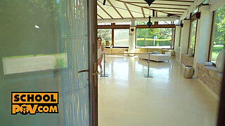 itsPOV - Banging lesbian ballerina babes Bonnie Dolce, Kate Quinn and Kaisa Nord in POV