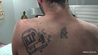 Real life amateur swingers having a foursome orgy